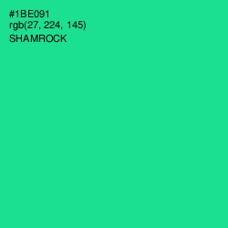 #1BE091 - Shamrock Color Image