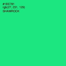 #1BE781 - Shamrock Color Image