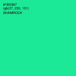 #1BE997 - Shamrock Color Image