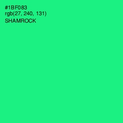 #1BF083 - Shamrock Color Image