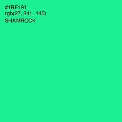 #1BF191 - Shamrock Color Image