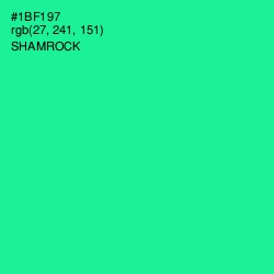 #1BF197 - Shamrock Color Image