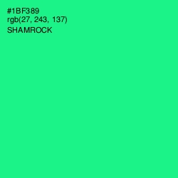 #1BF389 - Shamrock Color Image