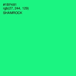 #1BF481 - Shamrock Color Image