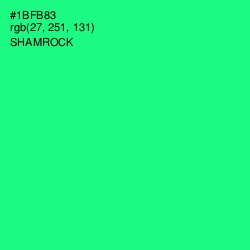 #1BFB83 - Shamrock Color Image