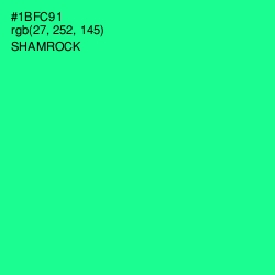 #1BFC91 - Shamrock Color Image