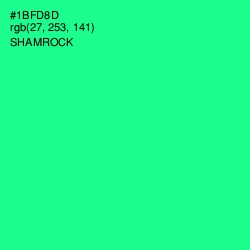 #1BFD8D - Shamrock Color Image