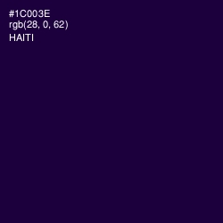 #1C003E - Haiti Color Image