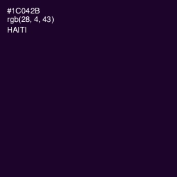 #1C042B - Haiti Color Image