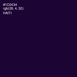 #1C0434 - Haiti Color Image