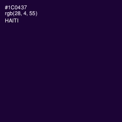 #1C0437 - Haiti Color Image