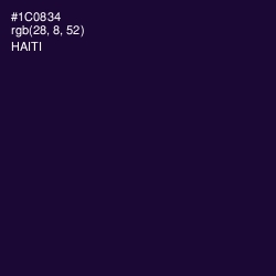 #1C0834 - Haiti Color Image