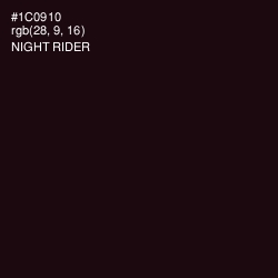 #1C0910 - Night Rider Color Image