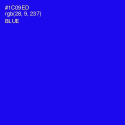 #1C09ED - Blue Color Image