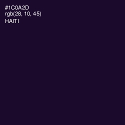 #1C0A2D - Haiti Color Image