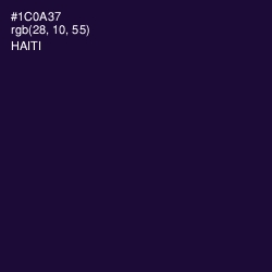 #1C0A37 - Haiti Color Image