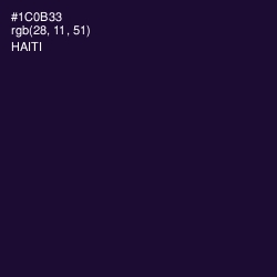 #1C0B33 - Haiti Color Image