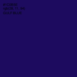 #1C0B5E - Gulf Blue Color Image