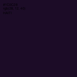 #1C0C28 - Haiti Color Image