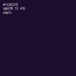 #1C0C2D - Haiti Color Image