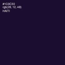 #1C0C30 - Haiti Color Image