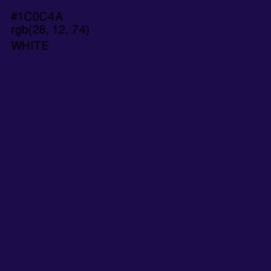 #1C0C4A - Tolopea Color Image