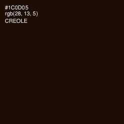 #1C0D05 - Creole Color Image