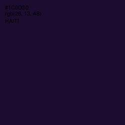 #1C0D30 - Haiti Color Image