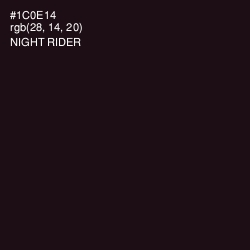 #1C0E14 - Night Rider Color Image