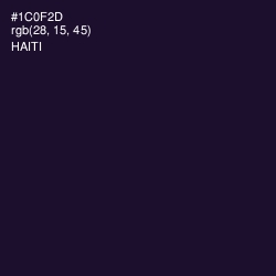 #1C0F2D - Haiti Color Image