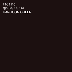 #1C1110 - Rangoon Green Color Image