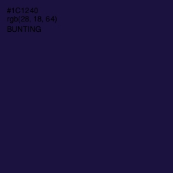 #1C1240 - Bunting Color Image