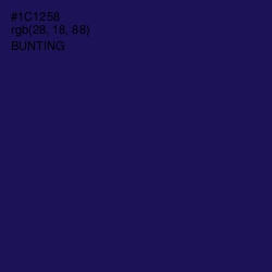 #1C1258 - Bunting Color Image