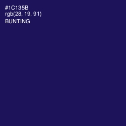 #1C135B - Bunting Color Image