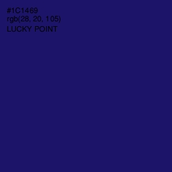 #1C1469 - Lucky Point Color Image