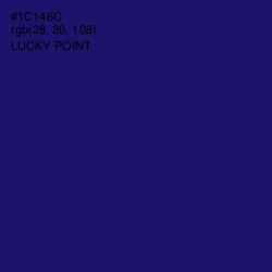 #1C146C - Lucky Point Color Image