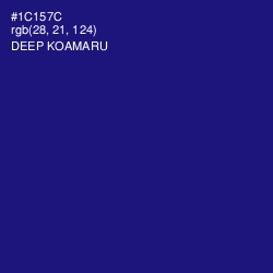 #1C157C - Deep Koamaru Color Image