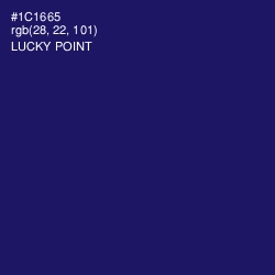 #1C1665 - Lucky Point Color Image