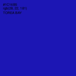 #1C16B5 - Torea Bay Color Image