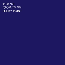 #1C1760 - Lucky Point Color Image