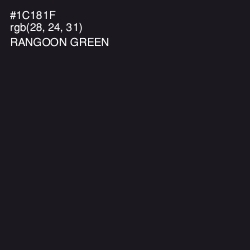 #1C181F - Rangoon Green Color Image