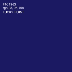 #1C1963 - Lucky Point Color Image