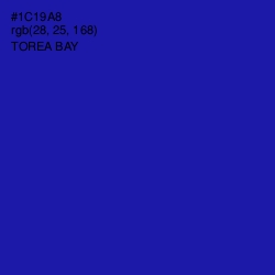 #1C19A8 - Torea Bay Color Image