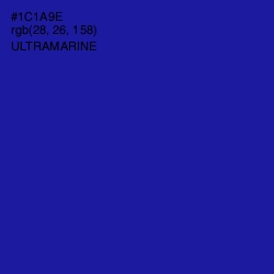 #1C1A9E - Ultramarine Color Image