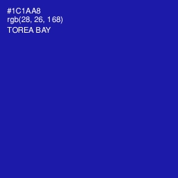 #1C1AA8 - Torea Bay Color Image