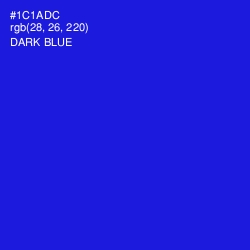 #1C1ADC - Dark Blue Color Image