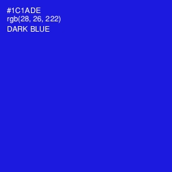 #1C1ADE - Dark Blue Color Image