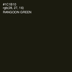 #1C1B10 - Rangoon Green Color Image