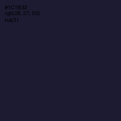 #1C1B32 - Haiti Color Image