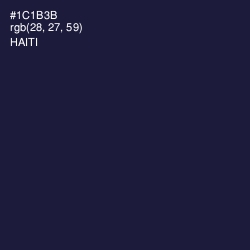 #1C1B3B - Haiti Color Image